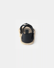 Baby Girl Crochet Sandals - Black