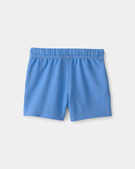 Baby Boy French Terry Shorts - Blue