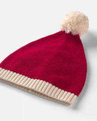Baby Organic Cotton Sweater Knit Santa Hat
