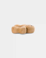 Boys Gingerbread Man Slippers - Brown