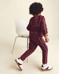 Toddler Boy 'Fun & Games' Pullover Sweatshirt - Burgundy