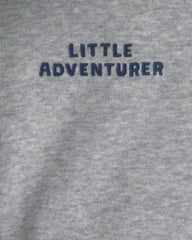 Baby Boy 3-Piece 'Little Adventurer' Buffalo Check Fleece Layering Set