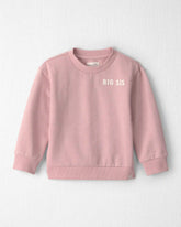 Toddler Girl Organic Cotton Big Sis Pullover