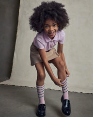 Girls Uniform Ponte Skort - Khaki