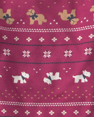 Baby 2-Piece Fair Isle PurelySoft™ Long-Sleeve Bodysuit & Pant Set - Burgundy