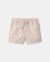 Baby Boy Canvas Shorts - Khaki