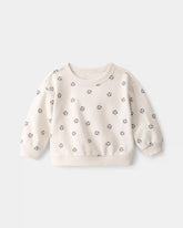 Baby Soccer French Terry Pullover Sweatshirt - Ivory