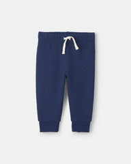 Baby Boy 2-Piece Striped Long-Sleeve Bodysuit & Pant Set - Navy Blue