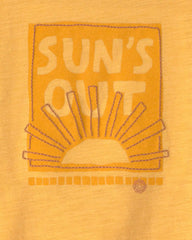 Baby 'Sun's Out' Graphic Tee - Yellow