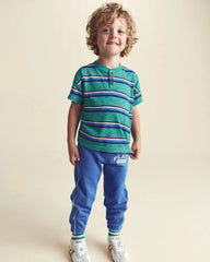 Toddler Boy 'Let's Play' French Terry Joggers - Blue