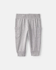 Baby Boy 2-Piece Varsity Long-Sleeve Bodysuit & Pant Set - Grey