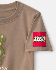 Toddler Boy Lego Dinosaur Graphic Tee - Brown