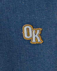Toddler Girl Denim Overalls - Medium Wash
