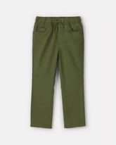 Toddler Boy Pull-On Pants - Olive Green