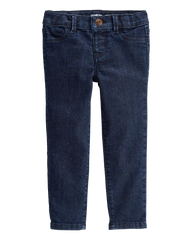 Baby Dark Blue Wash Skinny-Leg Jeans