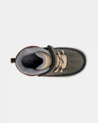 Toddler Boy Ankle Boots - Olive