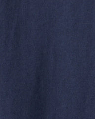 Toddler Boy Long-Sleeve Pocket Tee - Navy