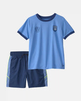 Boys 2-Piece 'Soccer Club' Active Graphic Tee & Shorts Set - Blue
