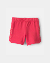 Toddler Boy Crab French Terry Shorts - Coral