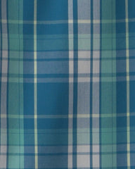 Boys 2-Piece Plaid Pajama Bottoms - Blue/Grey