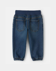 Baby Boy Denim Jogger - Dark Wash