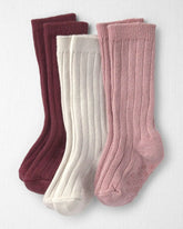 Baby 3-Pack No-Slip Knee-High Socks Made with Organic Cotton