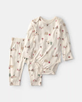 Baby 2-Piece North Pole PurelySoftâ„¢ Long-Sleeve Bodysuit & Pant Set - Cream