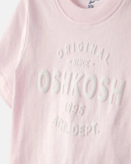 Baby Girl OshKosh Logo Short-Sleeve Graphic Tee - Pink