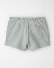 Toddler Girl French Terry Shorts Made with Organic Cotton