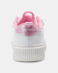 Toddler Girl Charm Casual Sneakers - White/Pink