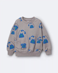 Toddler Otter Sweatshirt™ with Pockets in Phone Print - Grey