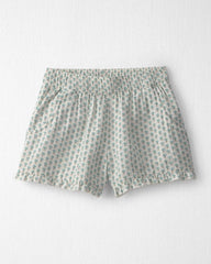 Girls 2-Piece Organic Cotton Gauze Top & Short Set in Floral