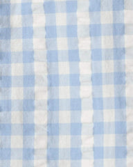 Baby Boy Seersucker Button-Front Shirt Made with Organic Cotton