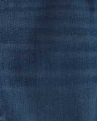 Girls Denim Barrel Jeans - Medium Wash
