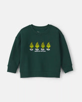 Toddler Boy Dr. Seussâ„¢ The Grinch Christmas Fleece Pullover Sweatshirt - Green