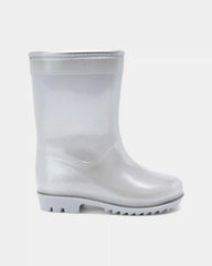 Toddler Girl Rain Boots - Silver