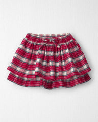 Toddler Girl Organic Cotton Flannel Skirt