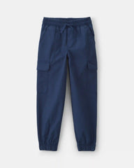 Boys Cargo Joggers - Navy Blue