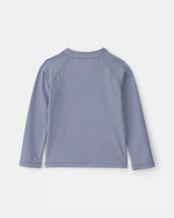 Toddler Boy Long-Sleeve Rashguard - Blue