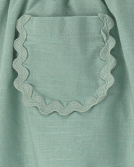 Baby Girl Pocket Skort - Green