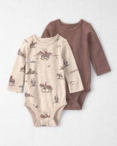 Baby Boy 2-Pack Organic Cotton Bodysuits