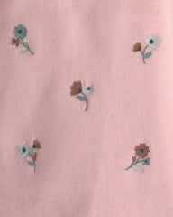 Baby Girl 2-Piece Floral Long-Sleeve Bodysuit & Pant Set - Pink/Green