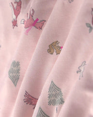 Toddler Girl 2-Piece Woodland PurelySoft™ Snug Fit Pajama Set - Pink