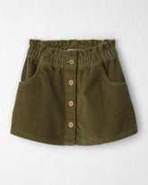 Toddler Girl Organic Cotton Corduroy Skirt
