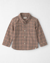 Toddler Boy Organic Cotton Flannel Button-Down Shirt