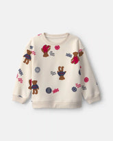 Toddler OshKosh Bear Pullover Sweatshirt - Cream