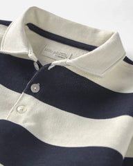 Toddler Boy Organic Cotton French Terry Rugby Polo