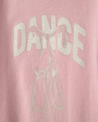 Toddler Girl 'Dance' Long-Sleeve Graphic Tee - Pink