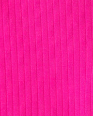 Toddler Girl Ribbed Bike Shorts - Pink