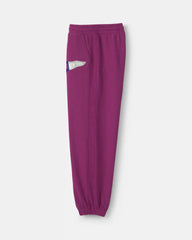 Girls French Terry Joggers - Purple